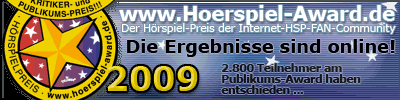 Banner zu den Ergebnissen des H&ouml;rspiel-Awards 2009