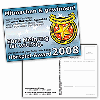 Postkarten zum Hörspiel-Award 2008