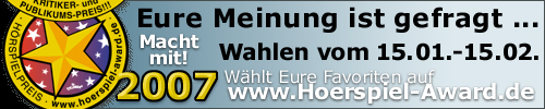 Banner zum Voting des Hörspiel-Awards 2007